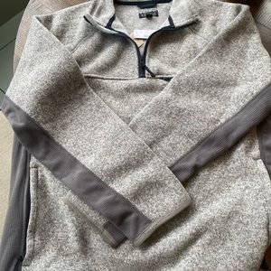 NWT J Crew Nordic Half Zip pullover Large